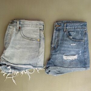 Levi's Two-Tone Blue Jean Shorts